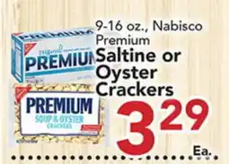 Eurofresh Market Nabisco Premium Saltine or Oyster Crackers offer