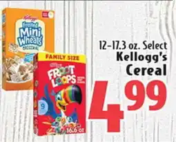 Eurofresh Market 12-17.3 oz. Select Kellogg's Cereal offer