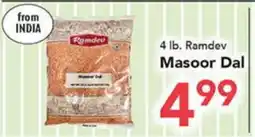 Eurofresh Market 4 lb. Ramdev Masoor Dal offer