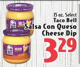 Eurofresh Market 15 oz. Select Taco Bell Salsa Con Queso Cheese Dip offer