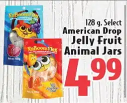 Eurofresh Market 128 g. Select American Drop Jelly Fruit Animal Jars offer