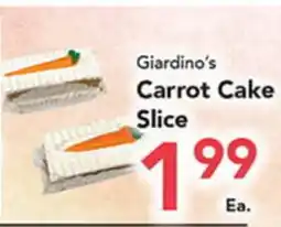 Eurofresh Market Giardino's Carrot Cake Slice offer