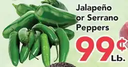 Eurofresh Market Jalapeño or Serrano Peppers offer