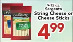 Eurofresh Market Sargento String Cheese or Cheese Sticks offer