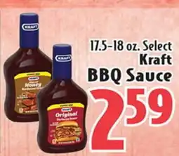 Eurofresh Market 17.5-18 oz. Select Kraft BBQ Sauce offer