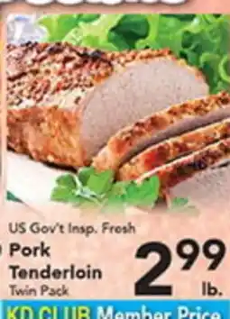 Eurofresh Market US Gov't Insp. Fresh Pork Tenderloin offer