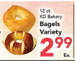 Eurofresh Market KD Bakery Bagels Variety offer