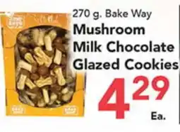 Eurofresh Market 270 g. Bake Way Mushroom Milk Chocolate Glazed Cookies offer