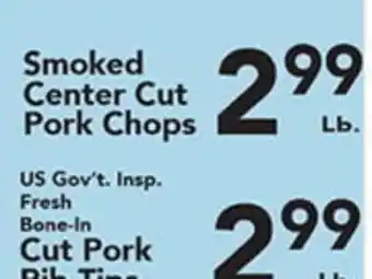 Eurofresh Market Smoked Center Cut Pork Chops offer