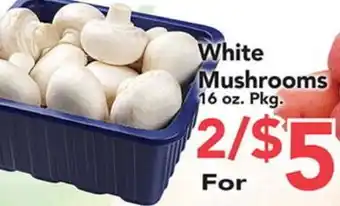 Eurofresh Market White Mushrooms offer