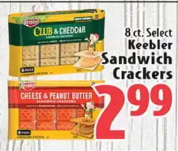 Eurofresh Market 8 ct. Select Keebler Sandwich Crackers offer