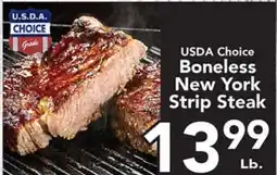 Eurofresh Market USDA Choice Boneless New York Strip Steak offer