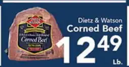 Eurofresh Market Dietz & Watson Corned Beef offer