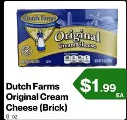 Market Place on Oakton Dutch Farms Original Cream Cheese (Brick) offer