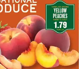 Lowes Foods Yellow peaches offer