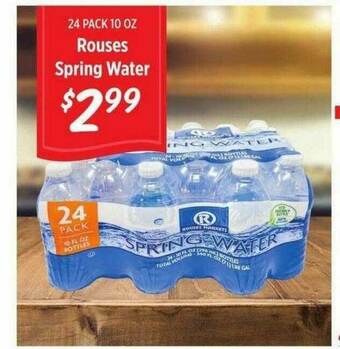 Rouses Rouses Spring Water offer