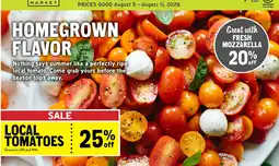 New Seasons Market Local Tomatoes offer