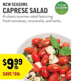 New Seasons Market Caprese Salad offer
