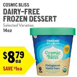 New Seasons Market Cosmic Bliss dairy-free frozen dessert offer