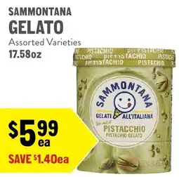 New Seasons Market Sammontana gelato offer