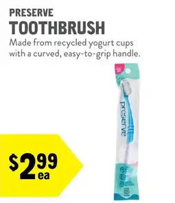 New Seasons Market Preserve toothbrush offer