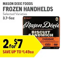 New Seasons Market Mason Dixie Foods Frozen Handhelds offer