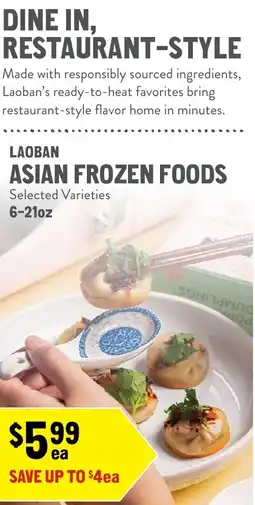 New Seasons Market Laoban asian frozen foods offer