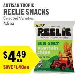 New Seasons Market Artisan Tropic Reelie Snacks offer