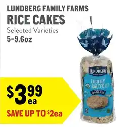 New Seasons Market Lundberg family farms rice cakes offer