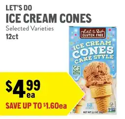 New Seasons Market Let's Do ice cream cones offer