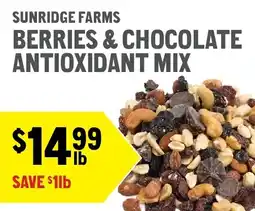 New Seasons Market Sunridge Farms Berries & Chocolate Antioxidant Mix offer