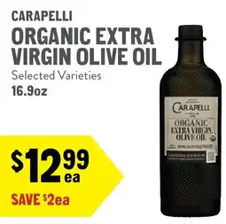 New Seasons Market Carapelli organic extra virgin olive oil offer