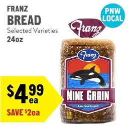 New Seasons Market Franz bread offer