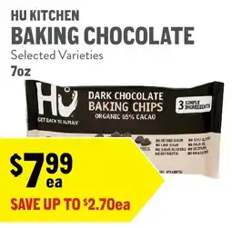 New Seasons Market Hu Kitchen baking chocolate offer