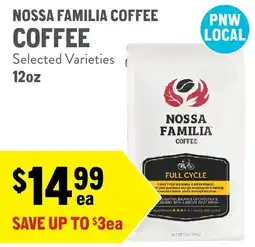 New Seasons Market Nossa Familia Coffee offer