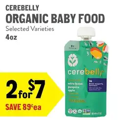 New Seasons Market Cerebelly organic baby food offer