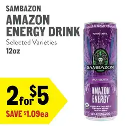 New Seasons Market Sambazon amazon energy drink offer