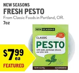 New Seasons Market New Seasons classic pesto offer