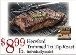 Yoke's Fresh Market Hereford Trimmed Tri Tip Roast offer