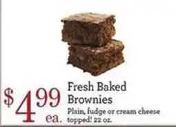 Yoke's Fresh Market Fresh Baked Brownies offer