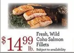 Yoke's Fresh Market Fresh, Wild Coho Salmon Fillets offer