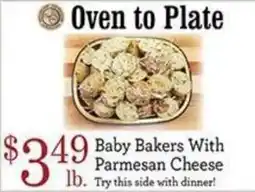 Yoke's Fresh Market Baby Bakers With Parmesan Cheese offer