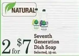 Yoke's Fresh Market Seventh Generation Dish Soap offer