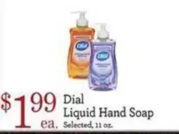 Yoke's Fresh Market Dial Liquid Hand Soap offer