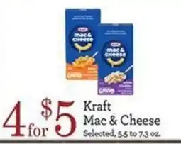 Yoke's Fresh Market Kraft Mac & Cheese offer