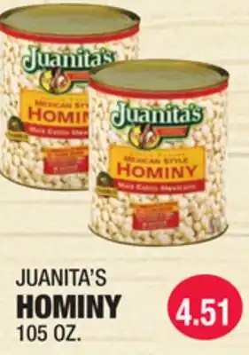 Carnicerias Jimenez JUANITA'S HOMINY offer