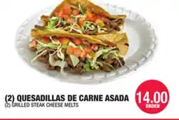 Carnicerias Jimenez (2) QUESADILLAS DE CARNE ASADA offer
