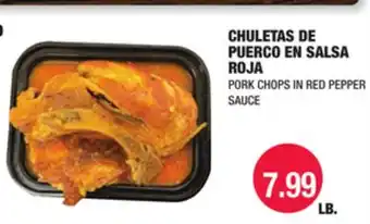 Carnicerias Jimenez CHULETAS DE PUERCO EN SALSA ROJA offer