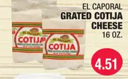Carnicerias Jimenez EL CAPORAL GRATED COTIJA CHEESE offer