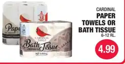 Carnicerias Jimenez CARDINAL PAPER TOWELS OR BATH TISSUE offer